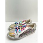 Madden Girl Steve Madden Girls Sneakers Jrize Sz 5 Multicolor Sequin Detailed Lace Up Style Photo 4