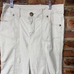 kim rogers  Beige Capri Cropped Pants Women's Size 8 Photo 1