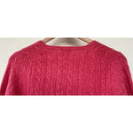 J.Crew Pink Cable Knit V Photo 3