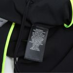 Alice + Olivia Black Jeri Neon Yellow Piped Jumpsuit Sz 2. NWT Photo 5