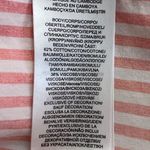 Lauren Ralph Lauren Dress Shirt Women's Striped 3/4 Sleeve Orange/White Top Sz S Orange Photo 9