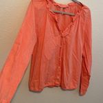 Loft  100% cotton blouse with ruffle neckline Photo 1