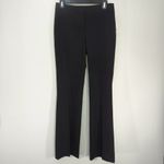 Tahari  Womens Terry Dress Pants Black Straight Stretch‎ 2 NWT Photo 2