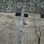 Stitch Fix Liverpool Hannah Crop Flare Biscuit Tan Tie Dye Raw Hem Size 10/30 Photo 9