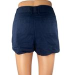 J.Crew Women's Blue Mid Rise Pockets Zip Straight Leg Slim Mini Chino Shorts 6 Photo 2