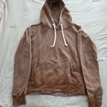 Free People  NWOT Zuma Brown Hoodie L Photo 2