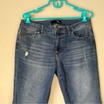1822 Denim 1822 Distressed Medium Wash Skinny Jeans Size 14 Photo 5
