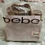Bebe Zenia Mini Satchel Almond NWT Photo 1