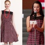 Kate Spade  New York Dress Size 6 Pink Midi Fit Flare Sheer Panel Tweed Chic Photo 0