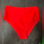 None Red high waist swimsuit bottoms Photo 1