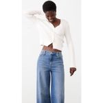 Banana Republic  High Rise Rigid Wide Leg Jeans Medium Wash Size 29 Photo 3