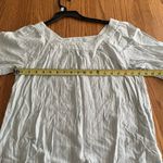 Gap Top Women's Green Square Neck Linen Shirt Short Sleeve Size Small Photo 4