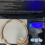 Hinge ASHLEY BRIDGET Gold-tone Guardian Angel Charm  Bracelet Photo 8