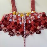 Saylor  Vero Pink Multicolor Floral Embroidered Lace Top and Skirt Set Size Small Photo 5