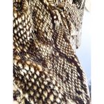 Retrofête Retrofete | Eleanor Velvet Snake-Print Cocktail Dress | Gold Snake | Sz XS Photo 3