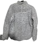 Thread & Supply Lazy Sunday Sherpa Pullover furry oversize 1/4 zip Sweater sz M Tan Size M Photo 2