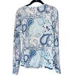 Gottex Blue Paisley Athletic Top w/ Moisture Wicking & 4 Photo 4