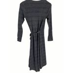 Amanda Uprichard  Knit Gray Long Sleeve Sweater Wrap Dress Size S Photo 4