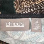 Chico's Chico’s 3 US 16 XL Jacket Paisley Print Full Zip Stretch Long Sleeve lightweight Photo 6