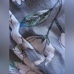 ZARA a gray floral tie dress from 's Basic Collection in S. The dress features Photo 14