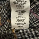 Free People  Break My Stripe Plaid Button Down Shirt Size M Photo 5