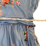 Reb & J 220 Blue Floral Long Sleeve Maxi Dress Large Cottagecore Baby Shower Photo 8