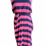 Pinkblush Womens  Maternity Striped Airy Sleeveless Maxi Dress - Sz M Photo 0