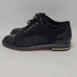 June Ambrose Calf Hair Patent Leather Lace Photo 1