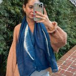 Boutique Blue boho tie dye scarf  Photo 1