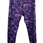 Constantly Varied Gear CVG Medium Passion Purple & Black Capri Crossfit Leggings Size XL Photo 0