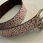 Levi's LEVI’S Floral Patterned Belt with Gold Buckle nice belt 25-30- no damage Photo 0