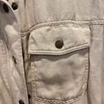 Rails Collins Military Jacket Cream Beige Bone Neutral Small Tencel Linen Blend Photo 1