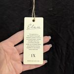 Elan 🆕  NWT Womens Plus 1X Black Slub Knit‎ Ruffle Sleeve Top NEW Photo 1