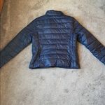 Loft  Navy Full Zip Puffer Jacket SIZE M Photo 4
