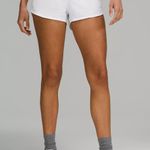 Lululemon White Speed Up Short 2.5” Photo 0