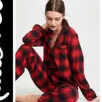 Madewell  Buffalo check red and black long sleeve flannel PJ set XS Photo 2