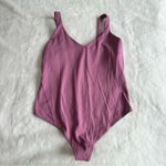 Lululemon  Align Bodysuit Velvet Dust Pink Size 8 Photo 3