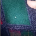 Unisex Koret VTG Plaid Tartan Holiday Vest Wool Patch Large Green Photo 2