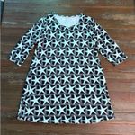 Lulu B Two Toned Blue Starfish UPF 50+ Sheath Dress ~
Size XL💚🍄 Photo 4