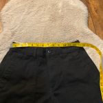 Quince  Shorts Size 6 Black Organic Cotton Utility Stretch Twill Womens‎ Photo 3