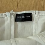 White Fox Boutique White Fox Mini Dress Strapless Wandering Heart Size M White Photo 1