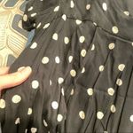 Holding Horses  Anthropologie Black & White Polka Dot Short Sleeve Mini Dress S Photo 6