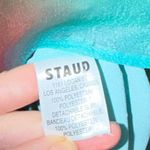 STAUD  Hyacinth‎ Tiered Rainbow Dress maxi crepe organza sheer Multi Aura XS Photo 6