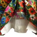 Vintage 60s Tori Richard Honolulu Dress Boatneck Watercolor Floral Size Medium Pink Photo 6