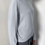 Babaton  sweater Light Dune Blue Bleu Dune Pale Photo 1