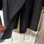 Burberry  Wool Cashmere Blend Leather Trim Tailored Coat Women US2 Photo 10