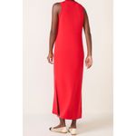 Spanx AirEssentials Sleeveless Maxi Red Long Side Slits Ultra-Soft Sundress 2X Photo 5