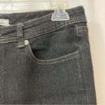 Chico's Chico’s Platinum Quartz Jean Black Mid Rise Boot Cut Straight Denim Jean Photo 3