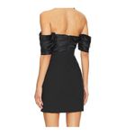 Cinq A Sept Sibyl Off the Shoulder Mini Dress Black Size 14 NWT Size L Photo 2