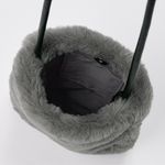 Uniqlo  Furry Mini Shoulder Bag Gray (NWT) Photo 3
